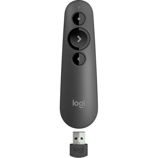 Logitech R500 Laser Presentation Remote Clicker-Graphite