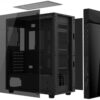 GIGABYTE C200G ATX Tinted Tempered Glass Gaming Case with PSU Shroud Design - Image 3