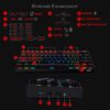 Redragon K530 Draconic 60% Compact RGB Wireless Mechanical Keyboard - Image 4