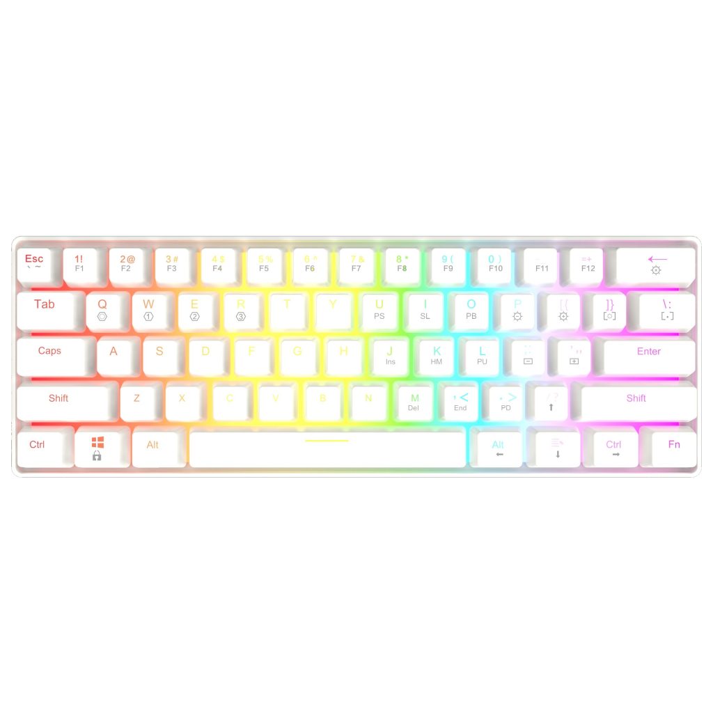 GK61 61 Keys 60 Layout Mechanical Gaming Keyboard Tactile (Green