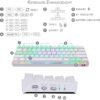 Redragon K530 Draconic 60% Compact RGB Wireless Mechanical Keyboard - White - Image 7