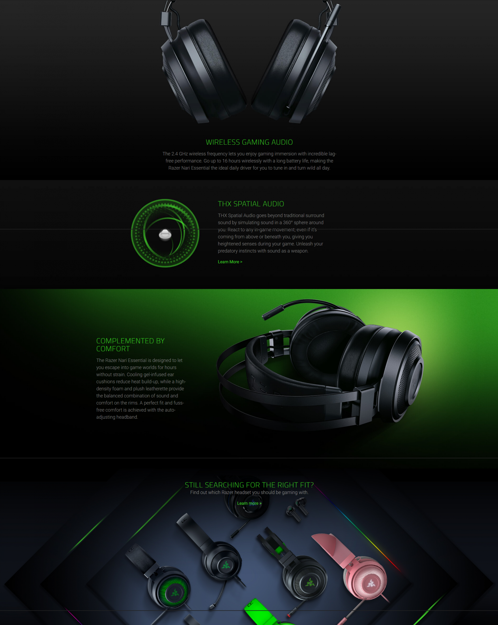 Razer Nari Essential Wireless Gaming Headset - Tech Arc