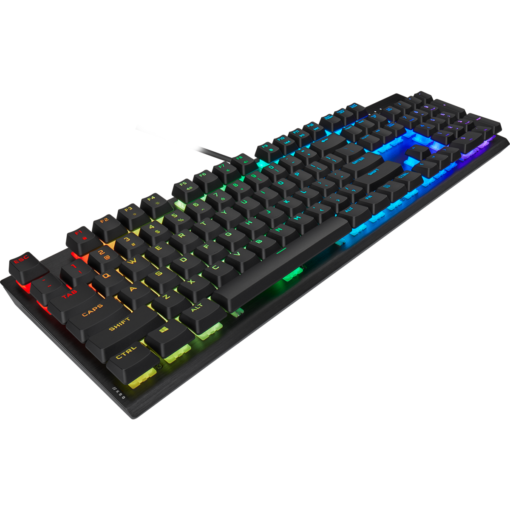 Corsair K60 RGB Pro Mechanical Gaming Keyboard - CHERRY VIOLA - Black - Image 4