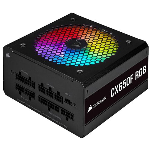 CORSAIR CX650F RGB 650W 80 PLUS Bronze Fully Modular ATX Power Supply