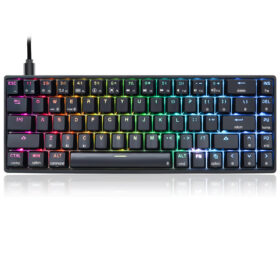 Skyloong GK68 Black Tri-mode Wireless RGB Mechanical Keyboard