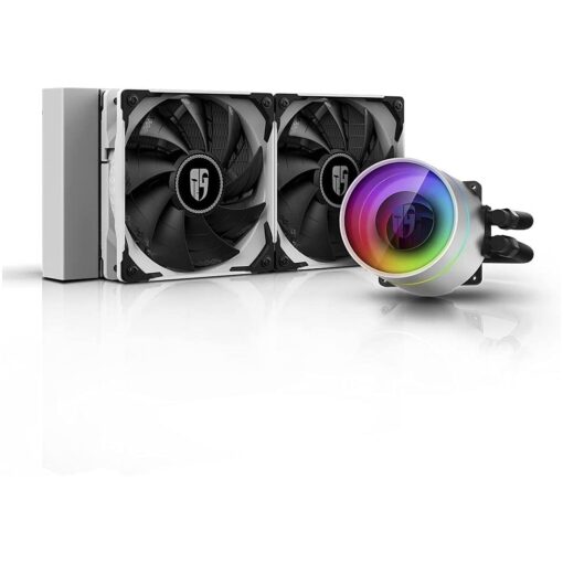 DeepCool CASTLE 240EX ARGB WH ARGB Liquid CPU Cooler - White