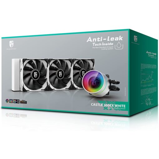 DeepCool CASTLE 360EX A-RGB WH Liquid CPU Cooler-White - Image 7