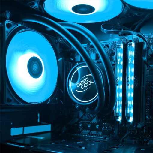 DeepCool GAMMAXX L120T Liquid Cooler – Blue - Image 7