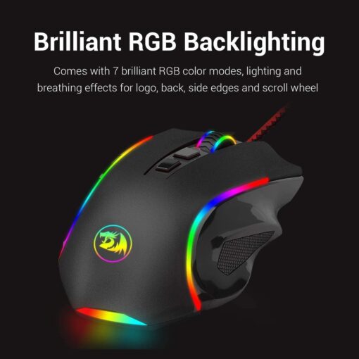 Redragon M607 Griffin 7200DPI RGB Gaming Mouse - Image 4