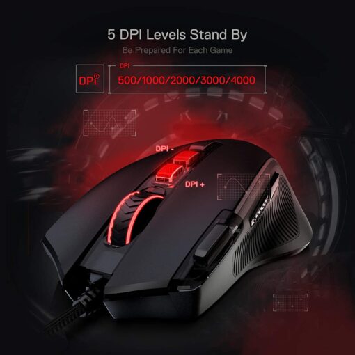 Redragon M612 Predator RGB Wired Gaming Mouse - Image 10