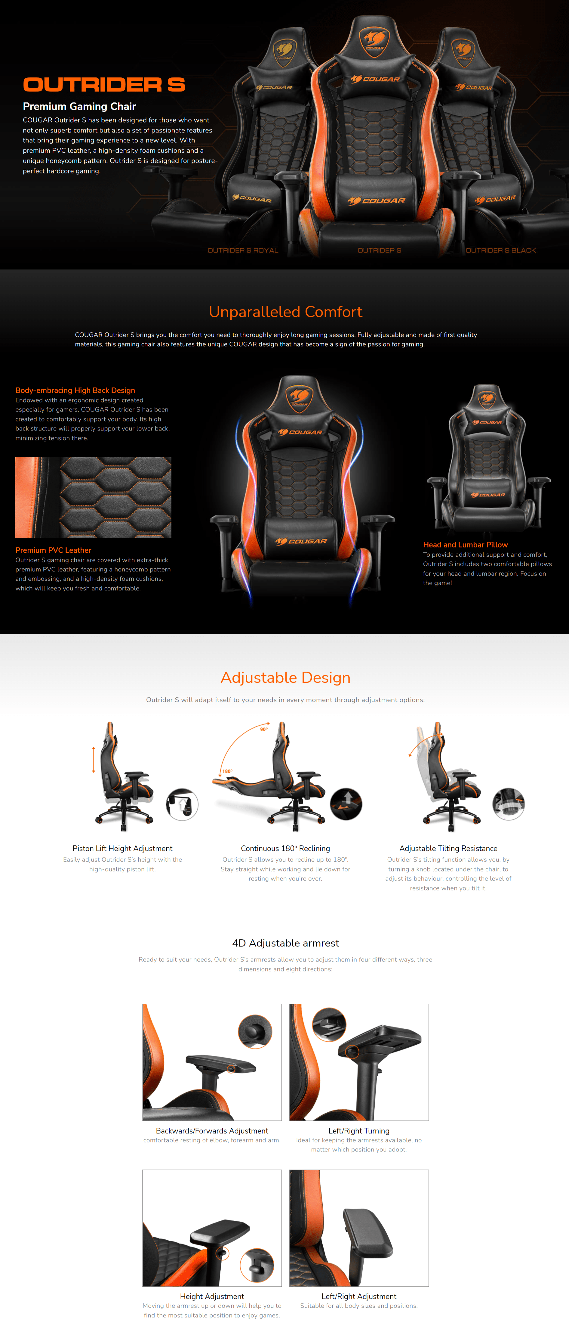 COUGAR ARMOR S BLACK - Gaming Chair Price in Pakistan