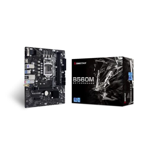 Biostar B560MH-E 2.0 LGA 1200 (Intel 10/11th Gen) microATX Motherboard