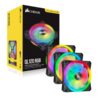 Corsair iCUE QL120 RGB 120mm PWM Triple Fan with Lighting Node CORE