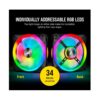 Corsair iCUE QL120 RGB 120mm PWM Triple Fan with Lighting Node CORE - Image 6