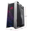 ASUS ROG Strix Helios GX601 RGB Mid-Tower Computer Case-White - Image 4