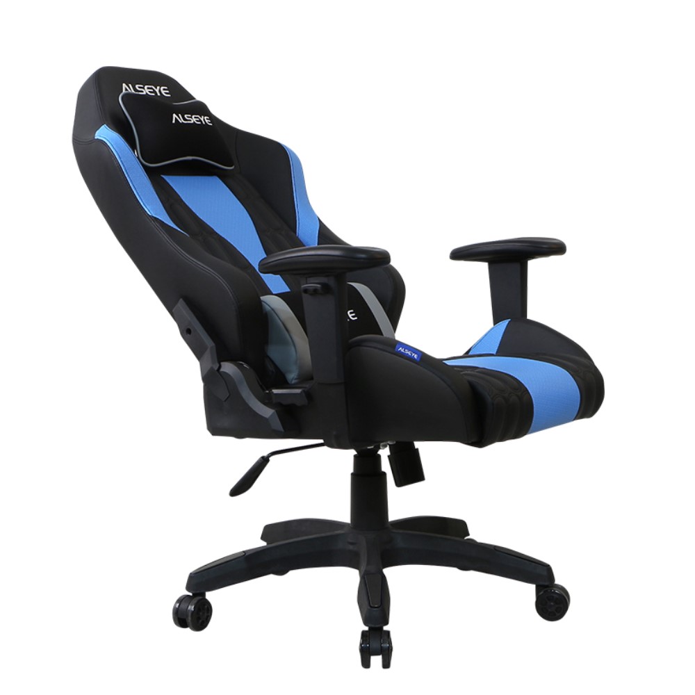 Alseye A6 Gaming Chair Black Blue Tech Arc