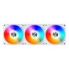Lian Li UNI Fan AL120 RGB Daisy Chain ARGB 120mm Pack x3 - White - Free Shipping