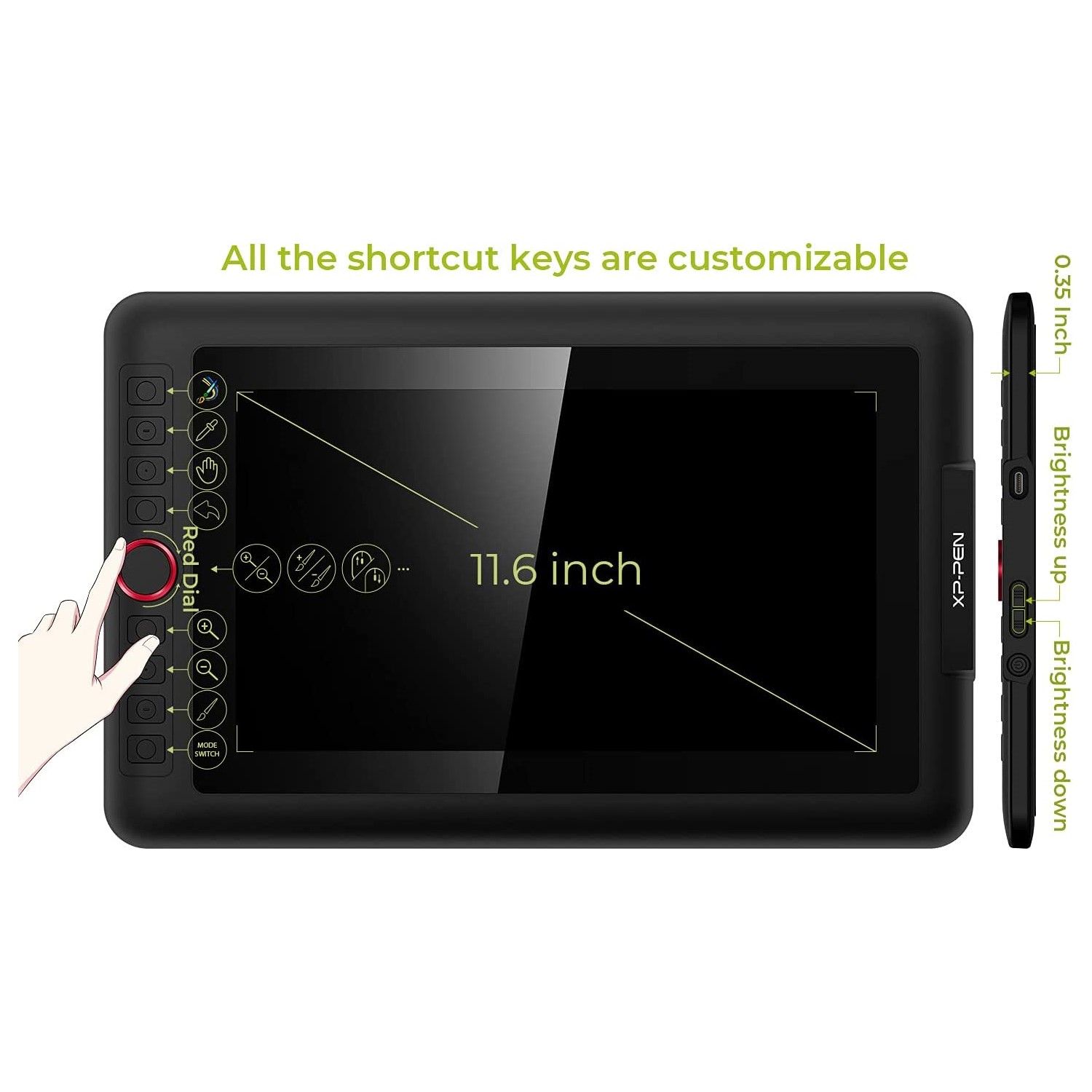 Artist 12 Pro Portable fully laminated Pen display