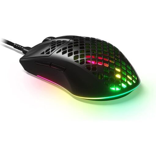 SteelSeries Aerox 3 (2022) Wired Gaming Mouse - Onyx - Image 3