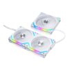 Lian Li UNI Fan SL120 V2 ARGB 120mm Case Fan - Triple Pack with Controller - White - Free Shipping - Image 2