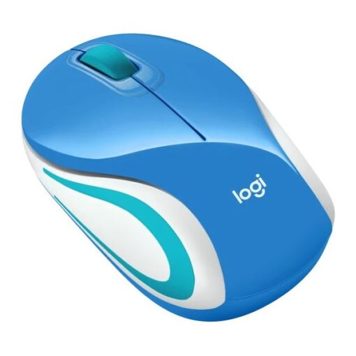 Logitech M187 Wireless Ultra Portable Mouse - Blue - Image 3