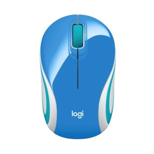 Logitech M187 Wireless Ultra Portable Mouse - Blue