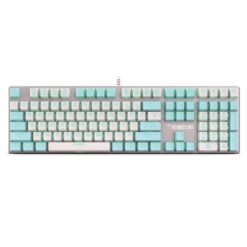 GAMDIAS Hermes M5A Mechanical Gaming Keyboard - Blue Switches - White