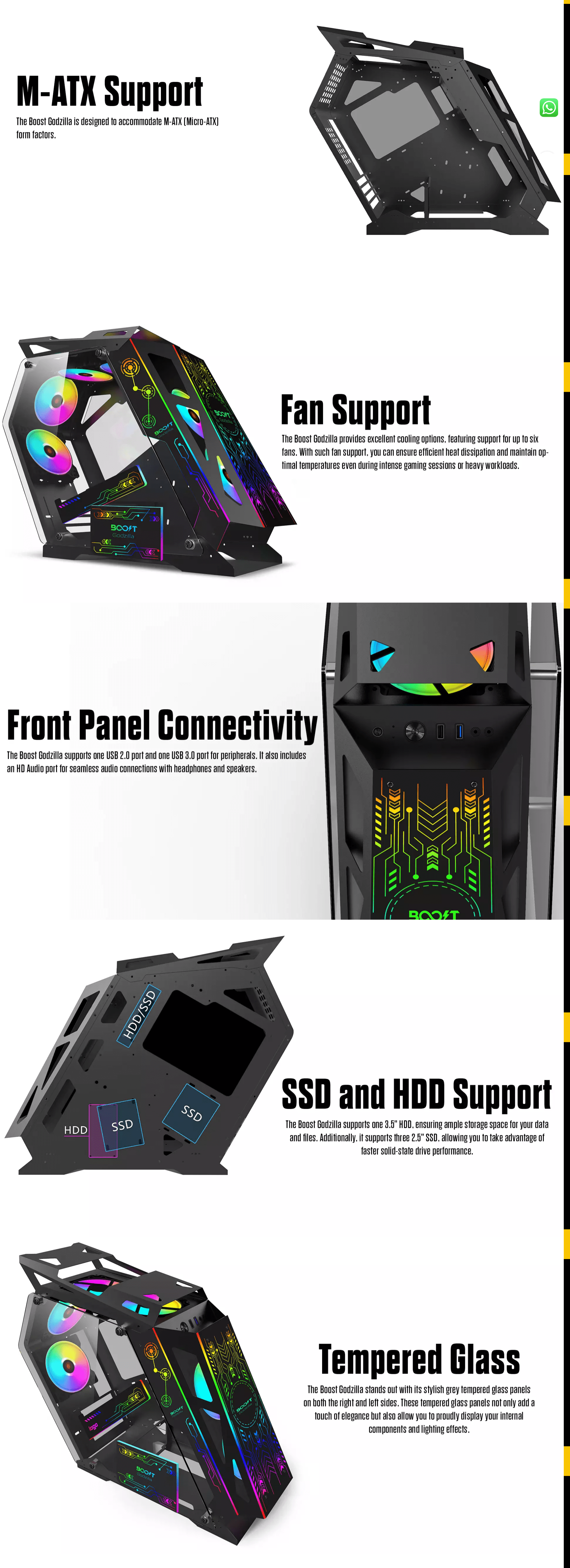 Boost Godzilla PC Case - Free Shipping