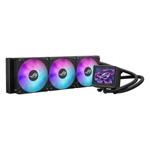 ASUS ROG RYUYJIN III 360 ARGB Extreme AIO CPU Liquid Cooler, AMD Ryzen 9000 & Intel Core Ultra Ready, Asetek Gen8 V2 Pump, High Airflow & Static Pressure Magnetic Fans - Image 2