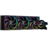 ID-COOLING SL360 CPU Liquid Cooler with Display, Customizable 2.1" LCD Display for Images or Performance Metrics - Black