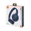 JBL Tune 520BT Wireless On-Ear Headphones, Pure Bass Sound, 57H Battery with Speed Charge - Blue - Image 6