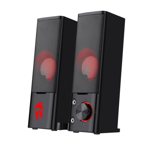 Redragon GS550 Orpheus PC Gaming Speakers, 2.0 Channel Stereo Desktop Computer Sound Bar