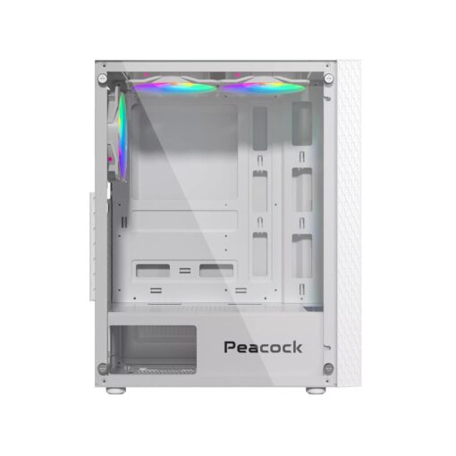 Boost Peacock Mid-Tower ATX Case - White - Free Shipping - Image 4