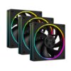 ID-COOLING AF-127-K-TRIO 120mm Case Fan ARGB CPU Air Cooler Black