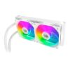 Redragon CCW-3011W 240mm ARGB White Water CPU Cooler - Image 3