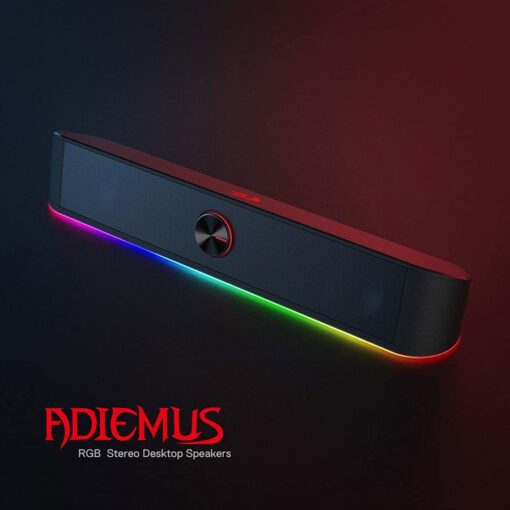 REDRAGON GS560 ADIEMUS GAMING SPEAKER SOUNDBAR BLACK - Image 2