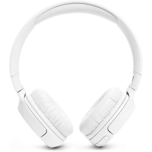 JBL Tune 520BT Wireless On-Ear Headphones, Pure Bass Sound, 57H Battery with Speed Charge - White - Image 2