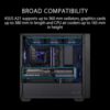 ASUS A21 Mid-Tower MicroATX Case - Black - Image 2