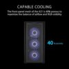 ASUS A21 Mid-Tower MicroATX Case - Black - Image 3