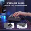 TMKB T63 Gaming Keyboard Wireless,Triple Mode BT5.0/2.4G/USB-C Mechanical Keyboard Wireless,63 Keys Wireless Bluetooth Keyboard,Rechargeable RGB Backlit 60 Percent Keyboard - Red Switch - Image 3
