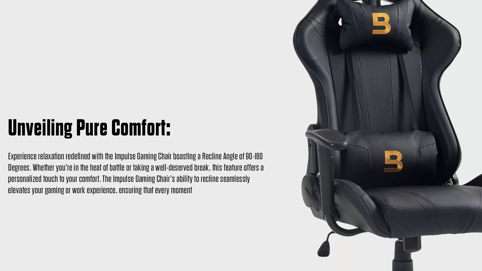 Boost Impulse Gaming Chair Black