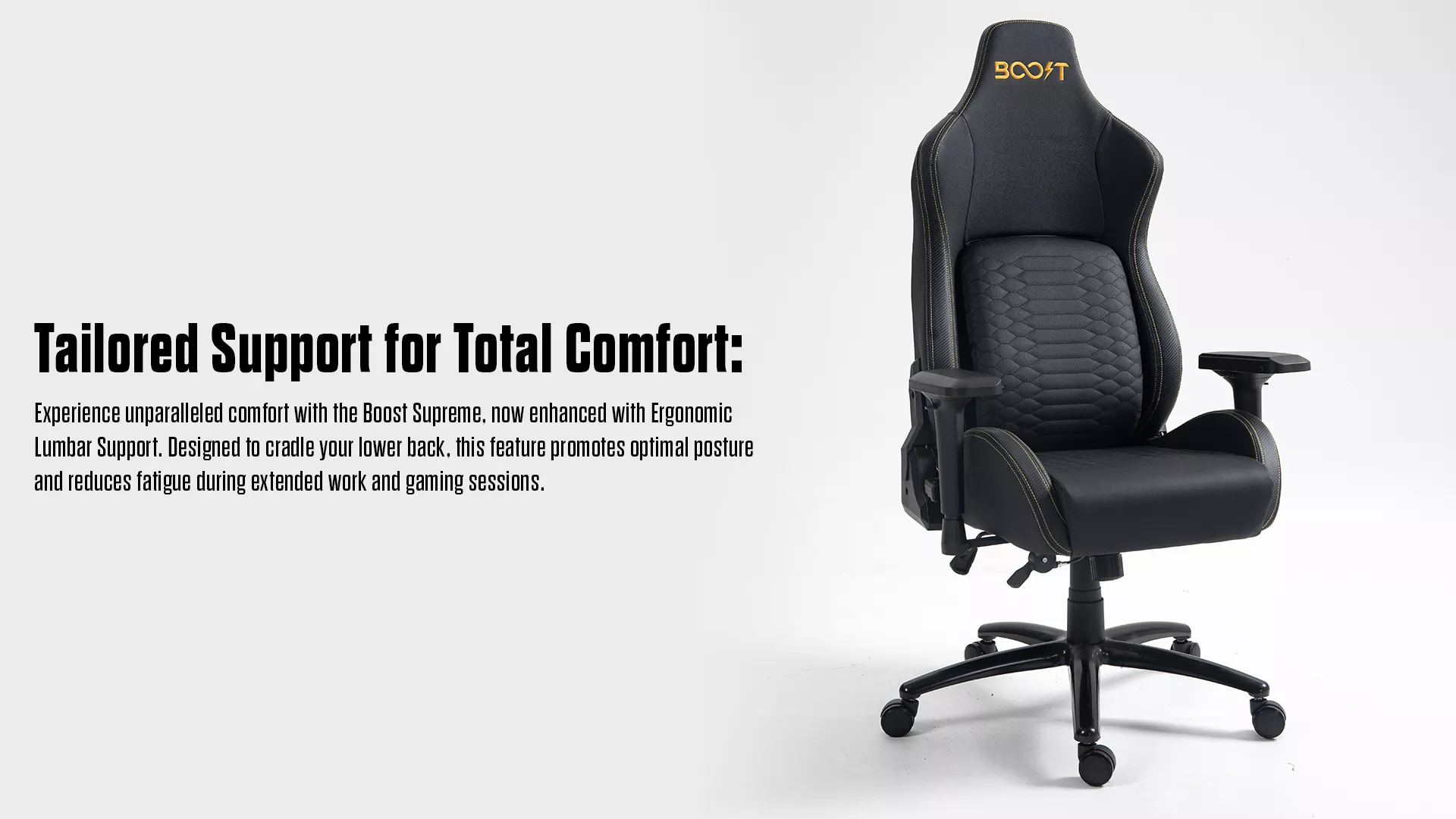 Boost Supreme Gaming Chair - Black