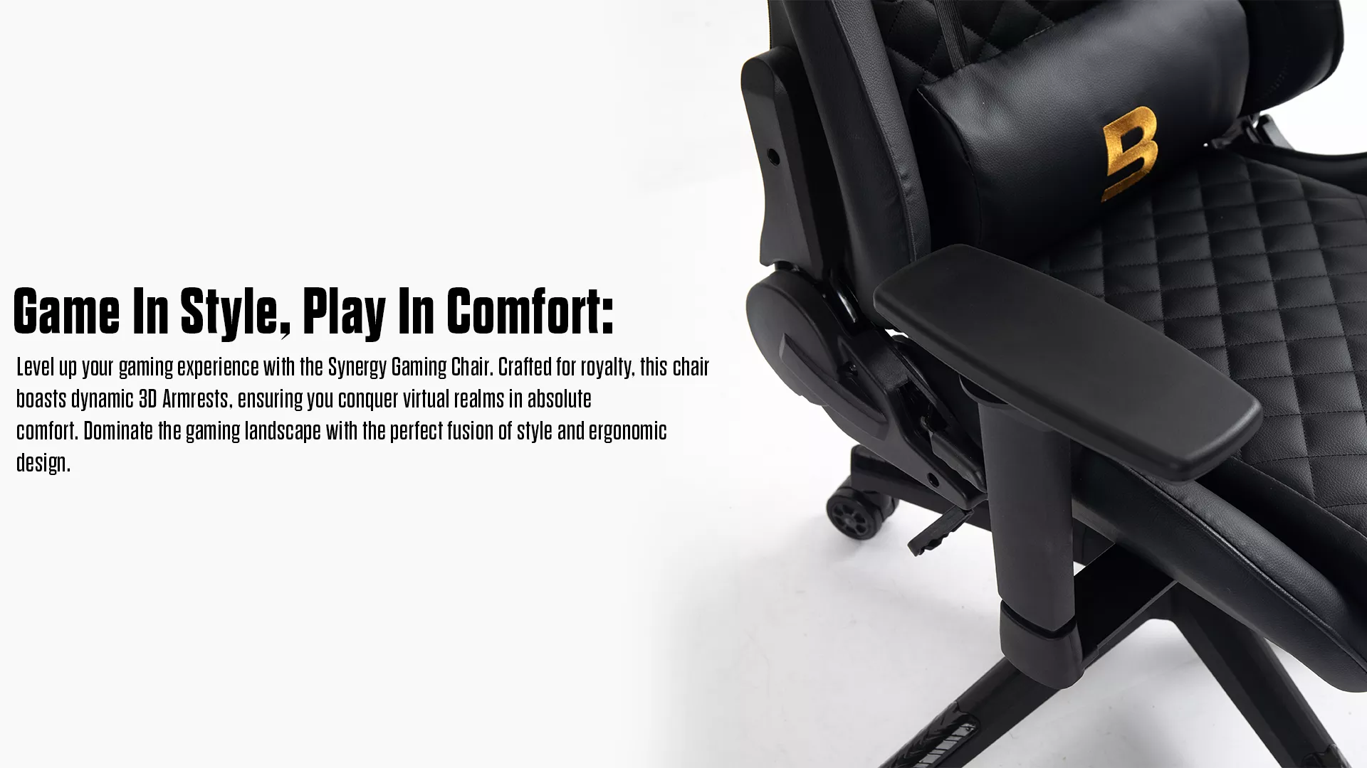 Boost Synergy Gaming Chair - Black