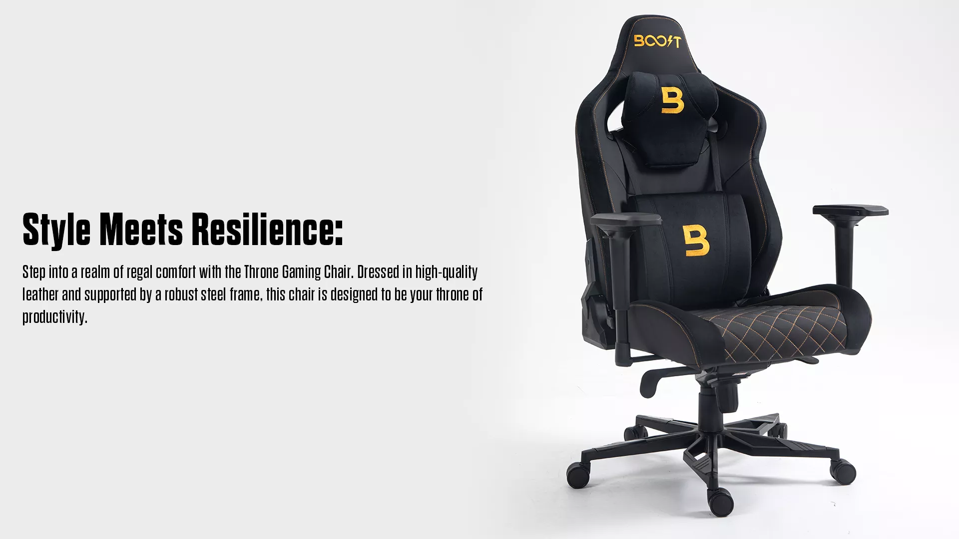 Boost Throne Gaming Chair - Black