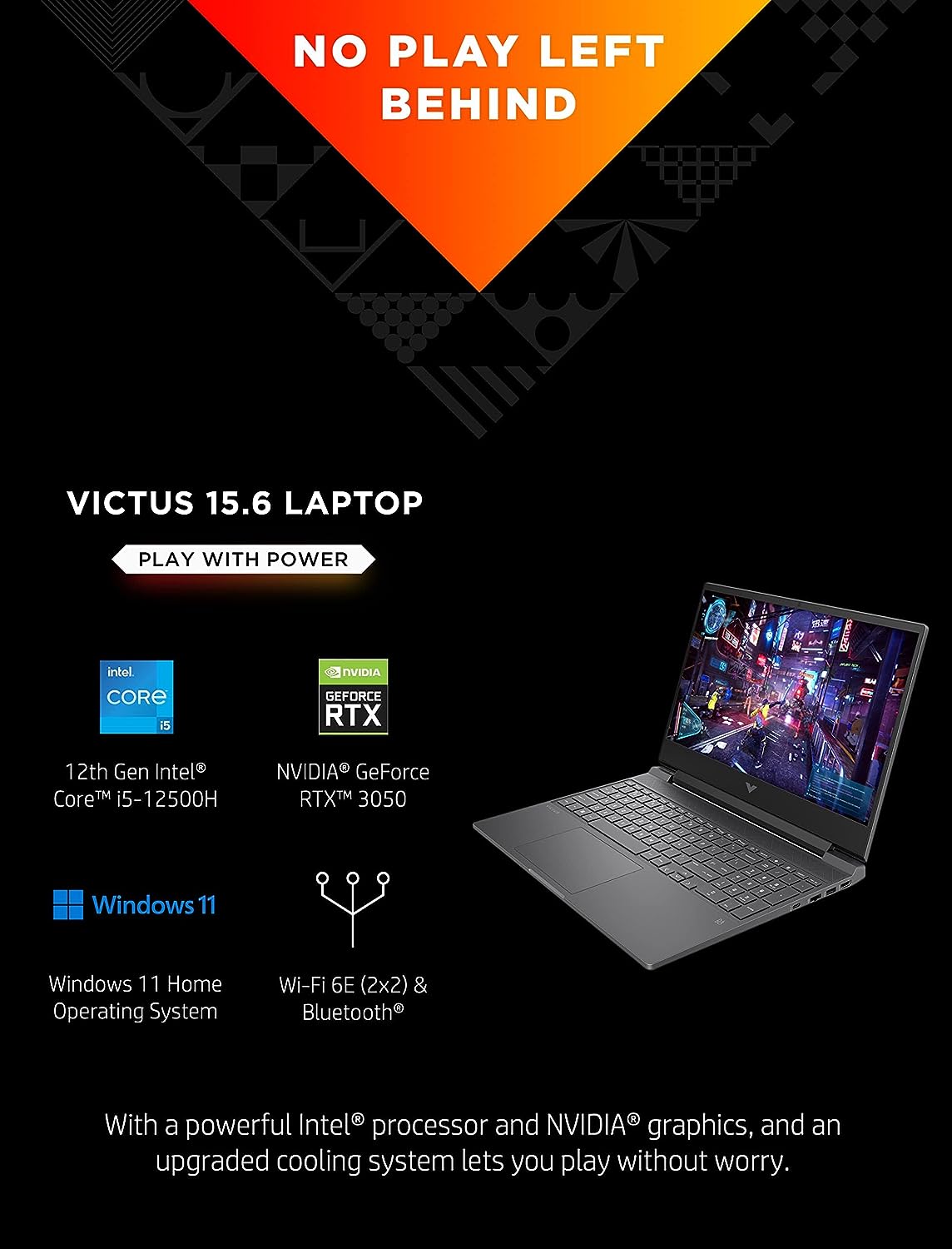 HP Victus 15 Gaming Laptop 15-FA0043TX (6L1R8PA)