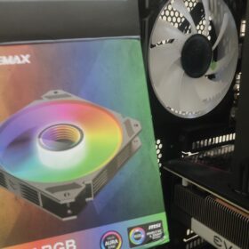 GAMEMAX 2022 FN-12Rainbow-C9-Infinity ARGB 12cm Fan photo review