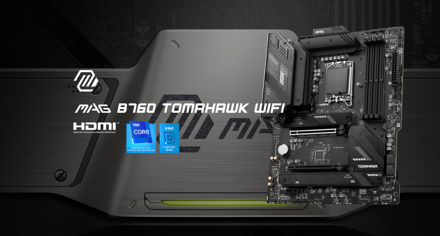 MSI MAG B760 Tomahawk WiFi DDR5 Gaming Motherboard