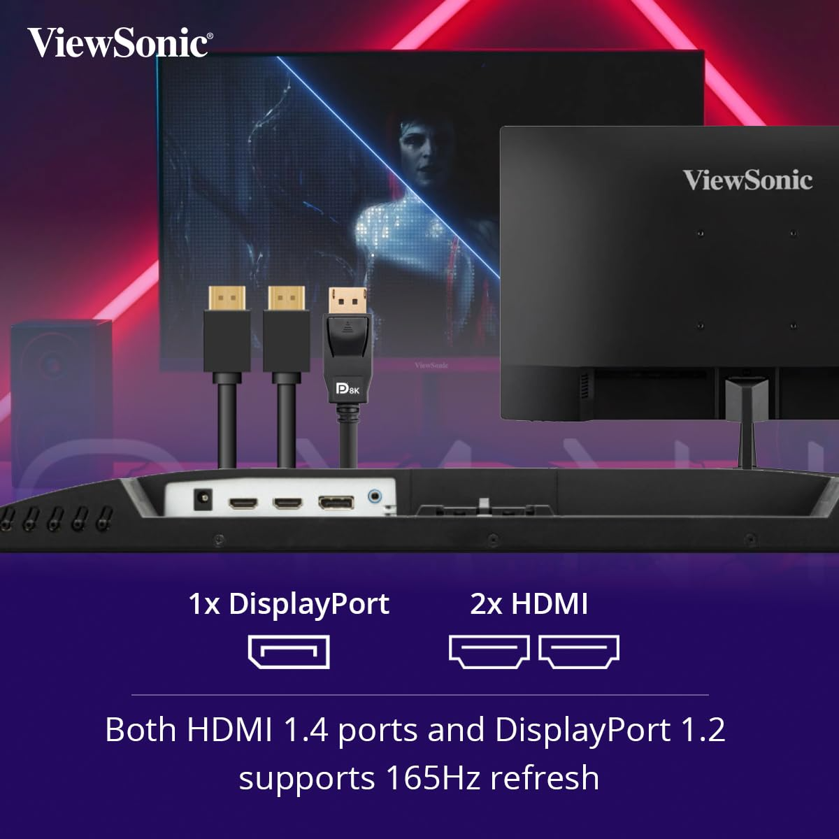 ViewSonic Omni 24-inch 165Hz IPS Full HD Gaming Monitor