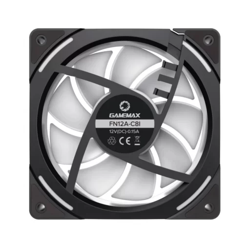 gamemax-kf300-bk-120mm-black-frame-argb-fan-3-in-1-kit