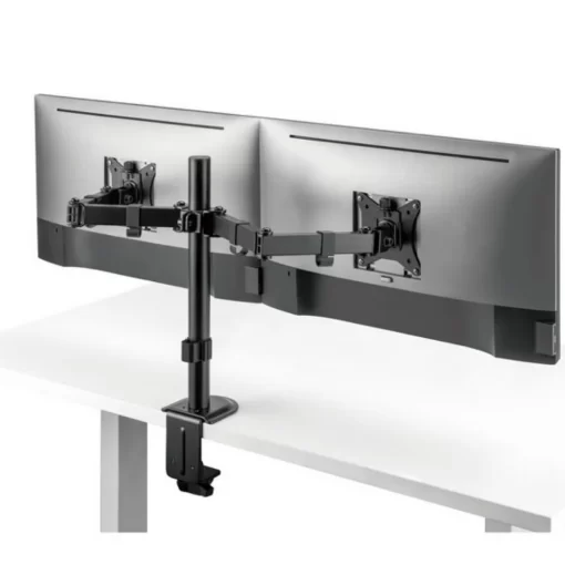 mxg-bma-24p-dual-monitor-steel-articulating-monitor-mount-matte-black